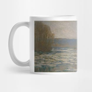 Ice breaking up on the Seine near Bennecourt by Claude Monet Mug